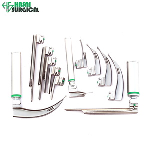 Proveedor de Instrumentos Médicos al por Mayor: Set de 12 Piezas de Laringoscopios de Fibra Óptica Macintosh y Miller con 3 Empuñaduras y Estuche - Product Image 2