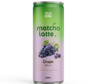 Bebida de Matcha Latte de 250 ml con Sabor a Uva y Base de Leche de Avena |   Fabricante OEM/ODM en Vietnam – Tan Do Beverage - Product Image 1