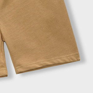 Shorts Bermuda en Coton Rose pour Homme avec Logo Avant, Taille Mi-Haute Élastique, Couleur Unie, Tissé Respirant, Style Décontracté - Product Image 6