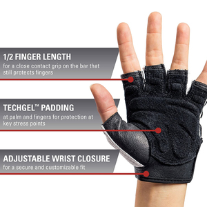Customized Logo Design Weightlifting Gloves For Gym Unisex Available Workout Fitness <b>Weight</b> Lifting Gym Gloves - Product Image 3
