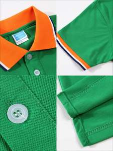 Camiseta de golf azul marino de alta calidad 100% algodón, camiseta deportiva para hombre, polos de golf personalizados con logotipo bordado - Product Image 2