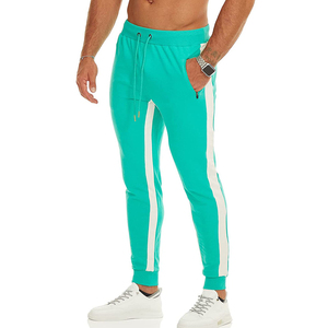 SKEY CORPORATION 2026 <b>Summer</b> Lightweight Plus Size Striped Ice Silk Comfort Streetwear Track Casual <b>Pants</b> for <b>Men</b> - Product Image 3
