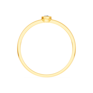 Anillo de Oro Sólido de 14K, 9K, 10K y 18K con Diamante de Laboratorio, Certificado IGI, Fabricante de Joyería Fina Ética, Venta al Por Mayor, RJC OEM ODM R101748 - Product Image 3