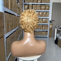 Perruque courte Pixie 12A, vente chaude, coupe lâche, sans dentelle, bonne qualité, 100% cheveux humains, vente en gros d'usine