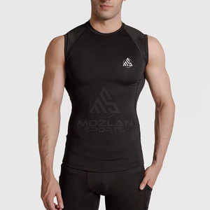 Camiseta de Compresión para Hombre, Diseño 2026, Precio al por Mayor, Ropa Deportiva para Hombre, Fabricada en Pakistán - Product Image 1
