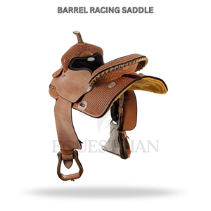 Selle de barrel racing, selle d'équitation, équipement équestre - Product Image 2
