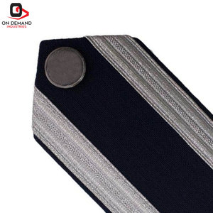 Insignes de grade uniformes professionnels brodés en tissu, conception personnalisée, qualité supérieure, fabricant d'usine, vente en gros - Product Image 4