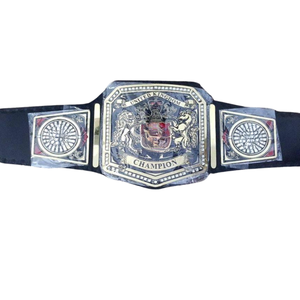 Ceinture de champion de lutte personnalisée de qualité supérieure, finition détaillée, design noir et or pour collectionneurs et événements - Product Image 2