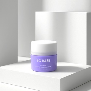 [ECOSMEC] SO BASE Masque Crème au Collagène Sans Rinçage, Contenant Fraîcheur, Crème de Nuit Hydratante Sans Rinçage - Product Image 3