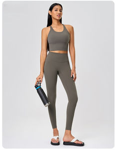 Leggings de Yoga para Mujer, Cintura Elástica, Largo hasta el Tobillo, Estilo Lulu, Levanta Glúteos, Fabricación OEM - Product Image 1