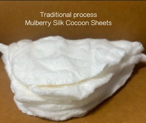 Draps en Soie de Cocon Premium, Fibres de Soie de Mûrier Naturelles pour Soins de la Peau, Traitements Faciaux, Applications DIY Beauté et Artisanat - Product Image 6