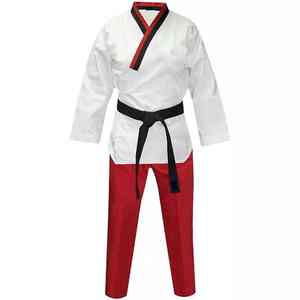 Uniforme de Karate WTF - Uniforme de Artes Marciales Ligero de Poliéster/Algodón con Opción de Logotipo Frontal, Tallas Personalizables, Unisex - Product Image 3