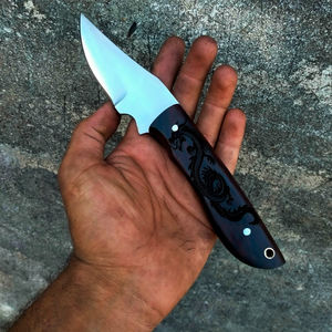 High Quality 8 Inch Handmade Stainless Steel Camping <b>Knife</b> New Fashionable Rose Wood Laser Engraved Hunting <b>Tool</b> OEM Available - Product Image 6