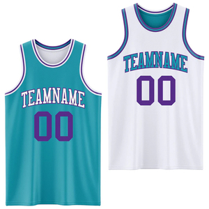 Maillot de basket-ball réversible personnalisé, vêtements de sport d'équipe en gros - Product Image 1