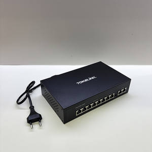 ปลั๊กแอนด์เพลย์สวิตช์ PoE 8-Port 10/100M, 96W, iee 802.3AF/AT สำหรับระบบรักษาความปลอดภัย CCTV - Product Image 1