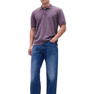 Chemise pour homme, performance écologique, tissu tricoté 100% polyester, manches courtes, service OEM pour le golf et l'usage quotidien - Product Image 5