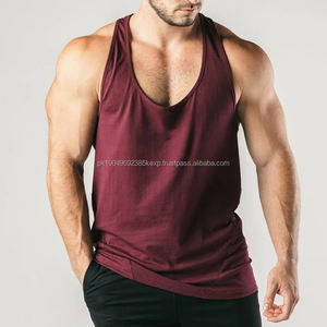 Camiseta sin Mangas de Algodón 100% al por Mayor, Secado Rápido, Deportiva, Personalizable con Logotipo, Estilo Musculoso, para Gimnasio y Fitness - Product Image 6