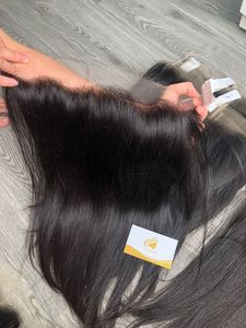 Super Thin HD Cierre de encaje Frontal 100% Remy Extensión de cabello humano Estilo de onda natural Extensiones de cabello - Product Image 4