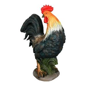 Adorno de Jardín con Forma de Gallo de Hormigón, Elegante Escultura de Gallina para Decoración de Patio o Jardín - Product Image 5