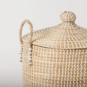 Home Storage <b>Basket</b> Handmade Woven Organizer for Laundry and <b>Shelf</b> Display Wholesale Supplier from Vietnam - Product Image 5