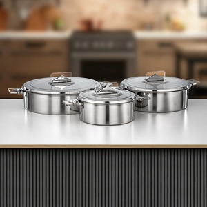 Ensemble de casseroles en métal classique et durable, design incroyable, magnifiquement conçu par des artisans indiens expérimentés - Product Image 4
