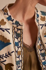 เสื้อสตรีไซส์ใหญ่ แบรนด์ Style De Maison ผ้าฝ้ายปักลายดอกซูซานี ทรงปกติ สวมใส่สบาย เป็นมิตรกับสิ่งแวดล้อม เหมาะสำหรับฤดูหนาว คอกลม - Product Image 4