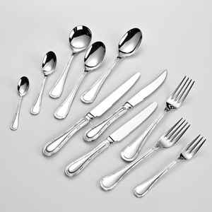 Ensemble de couverts minimalistes en acier inoxydable, cuillère, fourchette, couteau, baguettes à long manche, vaisselle moderne, ensemble de vaisselle de table - Product Image 4