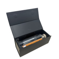 Boîte cadeau magnétique pliable de luxe Kexin pour gin, avec sac en papier assorti, pour l'emballage des distilleries
