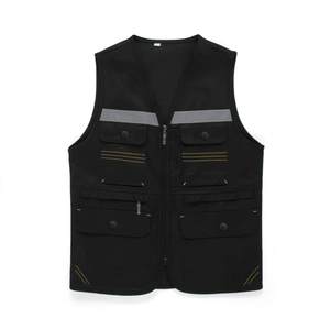 Gilet de sécurité réfléchissant personnalisé avec logo, haute visibilité, vêtements de travail pour la construction, l'industrie, les travaux routiers, les travailleurs en extérieur, fourniture OEM, maille - Product Image 4