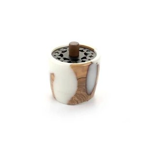 NobleAura Acacia Resin Mubkhar – Porte-encens artisanal pour Bakhoor et Oud, pour des intérieurs islamiques élégants, provenant d'Inde - Product Image 3