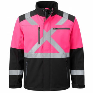 Premium Working <b>Jacket</b> Reflective Hi Vis Utility Coat Durable Waterproof For Warehouse Road Maintenance And Site <b>Workers</b> - Product Image 1