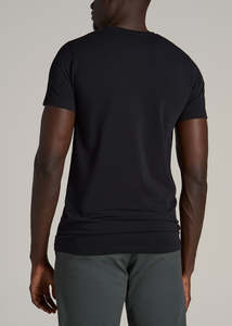 T-shirt pour homme à coupe classique, couleur personnalisée, manches courtes, col rond, 100% coton, style jersey tricoté décontracté, 240 grammes, numérique - Product Image 3