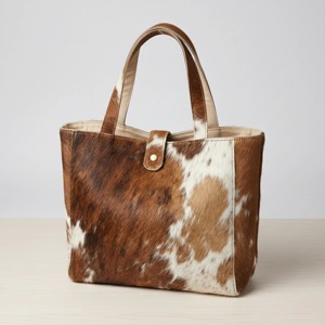 Bolso Tote de Cuero Genuino con Pelo de Vaca al por Mayor B2B, Bolso de Hombro de Cuero Auténtico, Bolso de Viaje Portátil Vintage - Product Image 3