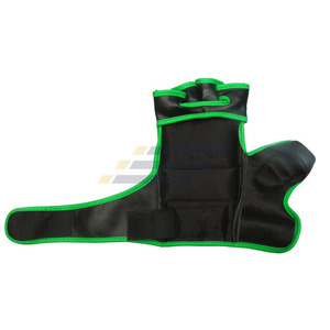 Wrist <b>Strap</b> Moisture Wicking Black And Green Color Comfortable Premium Quality New Adult Wear MMA Gloves - Product Image 2