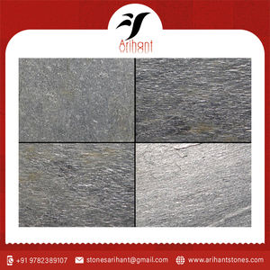 Carreaux de sol en ardoise durable à finition argentée naturelle pour espaces résidentiels, commerciaux et extérieurs - Product Image 6