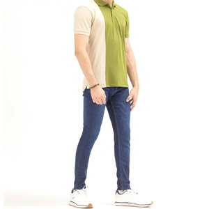 Camiseta de Cuello Redondo para Hombre, Lavado Ácido, Color Sólido, Uso Diario, 100% Algodón de Alta Calidad, la Mejor Camiseta Polo Personalizada y Moderna en Línea - Product Image 5