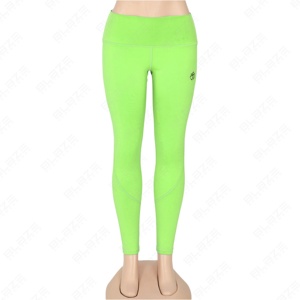 Pantalon de sport taille haute-Leggings de yoga taille élastique OEM pour jeunes filles vente en gros de spandex à sublimation sans couture - Product Image 2