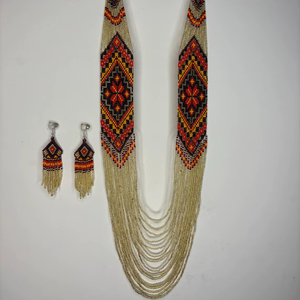 TRENDING Top <b>set</b> Handmade Tribal Seed <b>Bead</b> Necklace <b>Set</b> Boho Ethnic Jewelry for anniversary ,party,christmas - Product Image 4