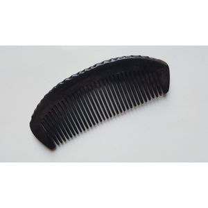 Peigne à cheveux en corne naturelle, corne de buffle, fait main, à dents fines, outil de toilettage de la barbe, dents lisses et arrondies, pour salon et soins personnels, vente chaude - Product Image 5