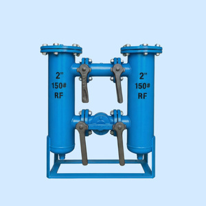 Filtre hydraulique robuste en fonte fabriqué, double crépine, conception papillon, pour huile et eau, port de 2 pouces, à brides - Product Image 4