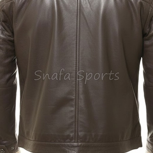 Casual Style <b>Sheepskin</b> Leather <b>Jacket</b> for Men in Best Design Leather Winter <b>Jacket</b> for Men In Wholesale Price - Product Image 5