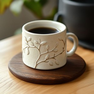 Gift Ready Wooden Coasters Round Set Heat Resistant Cup Rest for Coffee Tea Mug Glass Anti Slip Table Protection Home Decor Use - Product Image 6