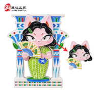 Aimants de réfrigérateur multi-pièces personnalisés 3D superposés, aimants de réfrigérateur, souvenirs de voyage, cadeaux décoratifs, fournisseur en gros