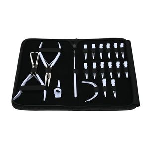 Kit Completo de Accesorios para Extensiones de Cabello: Alicates de Crimpado y Extracción para Microperlas, Herramienta de Gancho y Bucle, Clips, Anillos Separadores y Agujas - Product Image 6