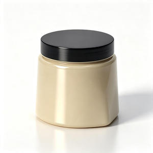 Wholesale 450ml PET Wide Mouth <b>Jar</b> with Screw Top-15oz <b>Plastic</b> Container for Cream Hair Custom Cosmetic Packaging - Product Image 2