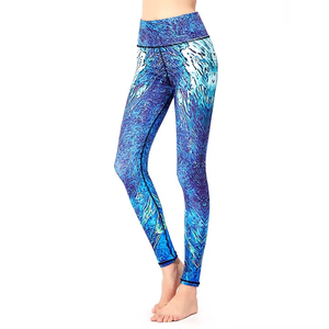 Floral Printed Womens Fitness <b>Leggings</b> High Waist Yoga Workout Gym Training Wear for Ladies - Product Image 4