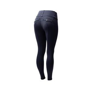 REEDS Women Jodhpurs Breeches High Waist <b>Equestrian</b> Pants Horse Riding Tights Full Seat Knee Patch Custom Stretch Spandex - Product Image 1