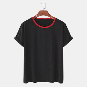 Camiseta Casual para Hombre, Algodón Suave, Estilo Urbano, Relajada, para Uso Diario de Verano - Product Image 6