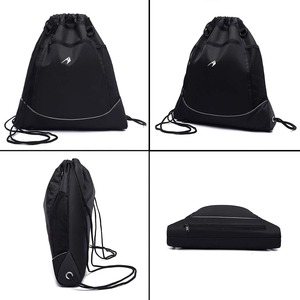 Large Capacity Waterproof Nylon <b>Drawstring</b> <b>Backpack</b> Bag for Outdoor Travel Gym Cycling Basketball Football Sports - Product Image 4