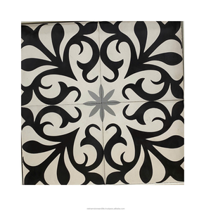 Carreaux de sol et de mur en ciment traditionnels marocains 200x200mm, épaisseur 15-20mm, antidérapants, résistants à l'usure, texture pierre, fabriqués au Vietnam - Product Image 2